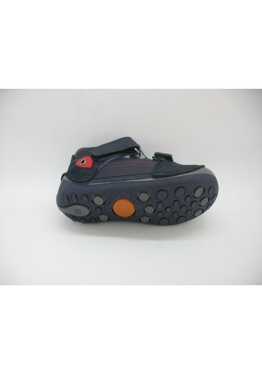 Angelokids Perlina 01102 Doğal Deri Ortopedik Ilk Adım Ayakkabısı 18-21 (429131442) Lacivert - Siyah