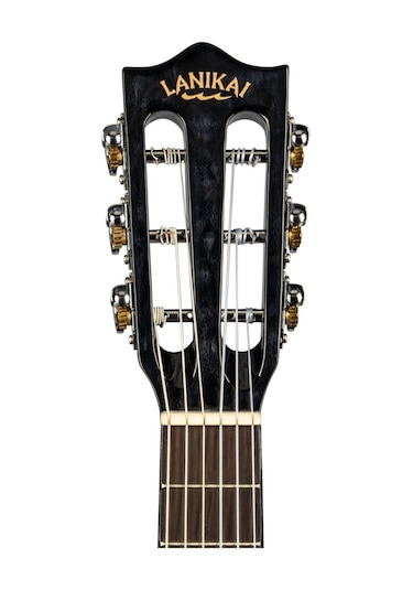 Lanikai Qm-bkceg Quilted Maple Elektro Guitalele - Siyah Profesy