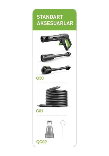 Povver Plt407g-1800 Yüksek Basınçlı Yıkama Makinesi