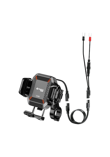 Nukrotech M33 Plus Titreşim Modüllü Telefon Tutucu Siyah