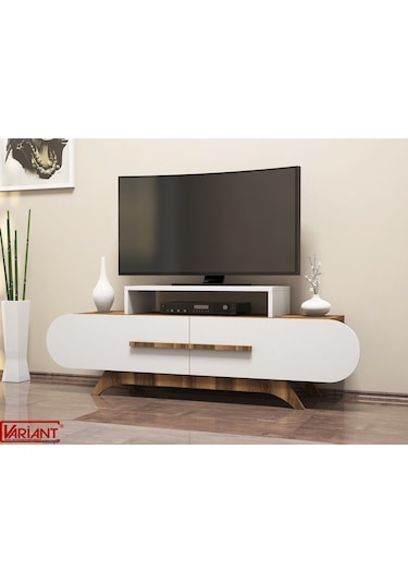 Variant Variant Rose Tv Sehpasi Tv Ünitesi ( Ceviz-Beyaz )