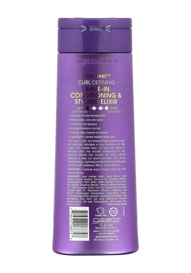 Giovanni Curl Habit Bukle Belirginleştirici Durulanmayan Saç Kremi 250ml