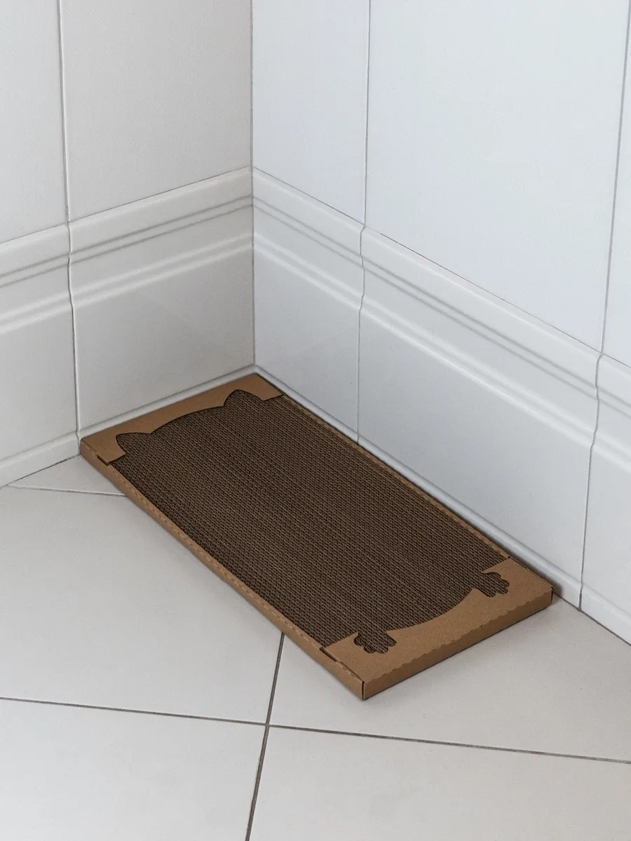 Pangur Kedi Mama Kabı Kulaklı Kırışık Karton Kedi Panguru Toguoluğu Yastığı 293410595