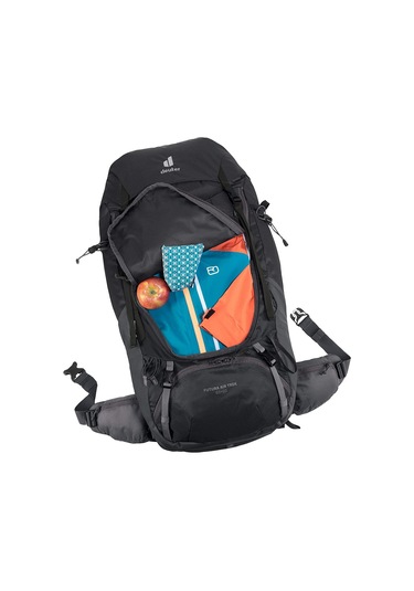 Deuter Futura Air Trek 60+10 Litre Sırt Çantası Black-graphite 001