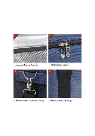 Skycity 18l Dış Mekan Soğutma Çantası, Büyük Kapasiteli Yiyecek Muhafaza Kutusu, Piknik Ve Seyahat İçin Soğuk Saklama, Oxford Kumaş Materyal Çok Renkli