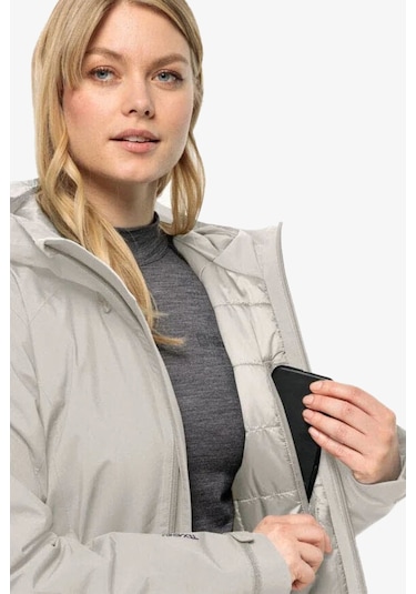 Jack Wolfskin Heidelstein Kadın Beyaz Mont 1115681-5609