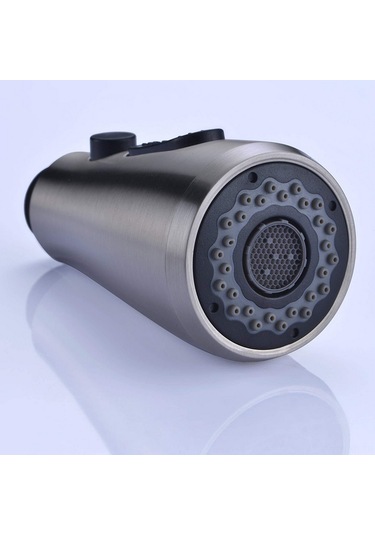 Xiyyadms G1/2 Bağlantılı Mutfak Musluğu Atomizer, 3 Ayarlı Abs Plastiği, Çizgili Bn Finishli Değiştirme Parçası Diğer