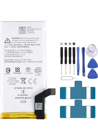 Yingfu Google Pixel 4 Pil 2800mah Değişim G020ı-b