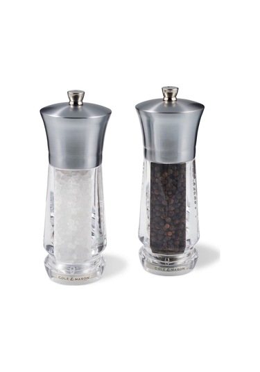 ​cole - Mason H321913 Exford 160mm Akrilik Tuz-biber Değirmeni Seti