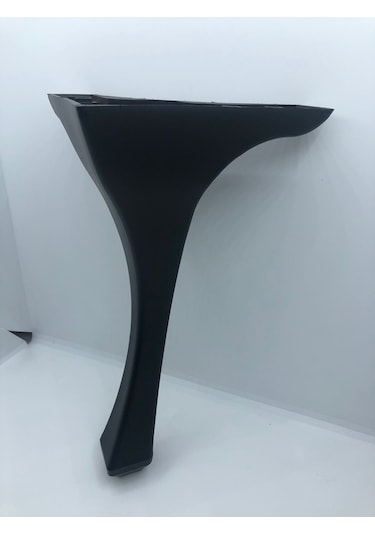 Lükens 28x16x16 Cm Siyah Plastik Puf-sehpa Ayağı 4 Adet
