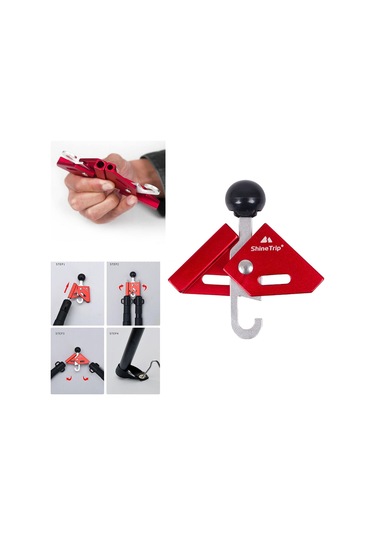 Suntek Muşamba Direği Uç Kapağı Gölgelik Çadır Desteği Kırmızı