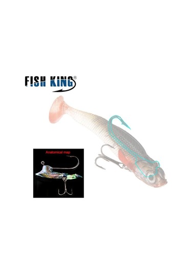 Fishking Kurşun Jig Yumuşak Cazibesi Pike Muskie Bas Minnow Cazibesi Uzunluğu 8cm 10cm Ağırlık 9g 21.5g