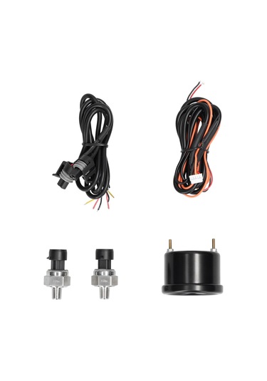 Yifomall Çift Ekranlı Dijital Hava Basınç Göstergesi - 220psı'ye Kadar Ölçüm, 2 Sensörlü