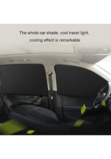 Sones Isı Yalıtımlı Opak Vinil Kaplamalı Manyetik Araba Perdeleri, Stil: Titanyum Gümüş Ana Sürücü