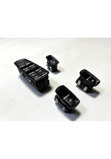 4 X Porsche Panamera 970 10-18 Ön Sol Dörtlü Cam Düğmesi 58525137