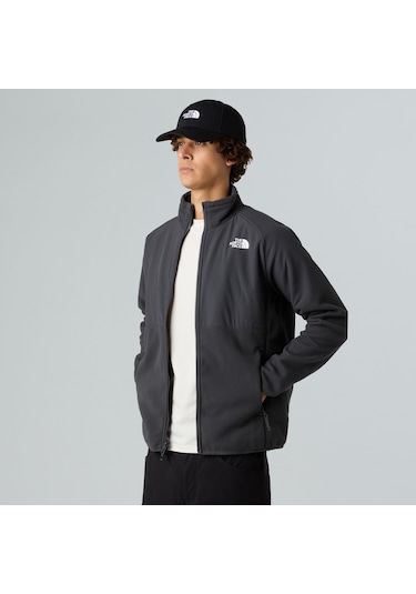 The North Face M Glacier Heavyweight Full Zip Erkek Polar-30495 Koyu Gri