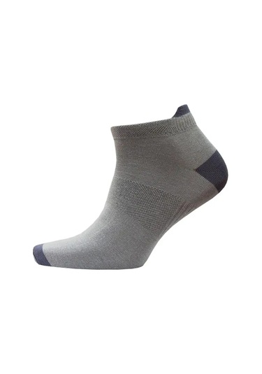 Hosıery Kısa Çorap Seti 3 Çift, Spor, Pamuklu 5592571 Gri