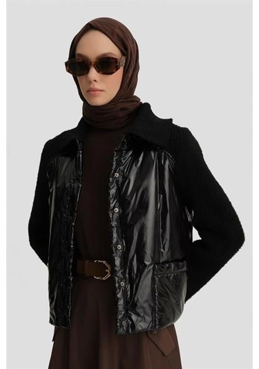 Armine Triko Garnili Mont 24k5711 Siyah Siyah