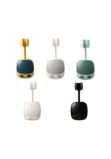 Tongxida Yumruksuz Sabitleme Gri Duş Duş Çerçevesi, Adet 2, Evrensel Banyo Ayarlanabilir Aparatı Koyu Gri