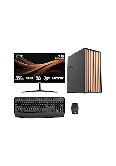 Turbox TX8057 i7-12700 16 GB 256 GB M.2 NVMe SSD 23.8" Free Dos Masaüstü Bilgisayar