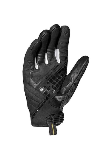 Spidi G-carbon Yazlık Deri Motosiklet Eldiveni Siyah-beyaz
