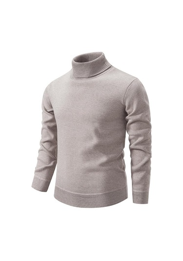 Inter Balıkçı Yaka Kalın Erkek Kazak Rahat Kaplumbağa Boyun Düz Renk Kaliteli Sıcak Ince Balıkçı Yaka Kazak Kazak Erkek Ten Ten Rengi