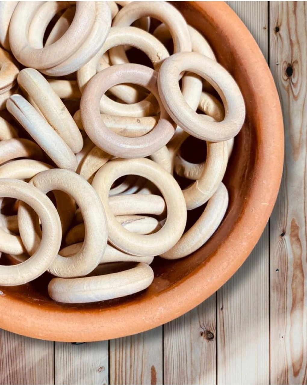 3 Cm 10 Adet Amigurumi Halka , Emzik Zinciri Halkası , Perde Halkası