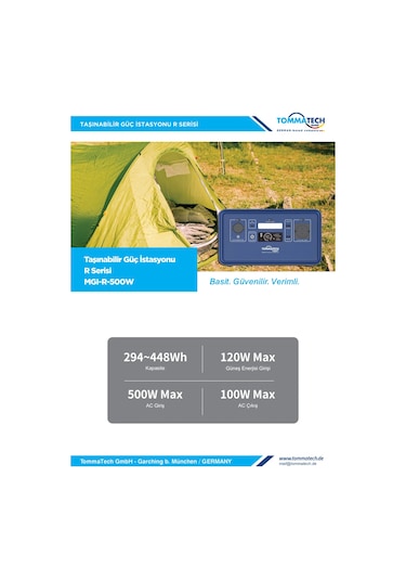 Tommatech 448wh Taşınabilir Güç Kaynağı
