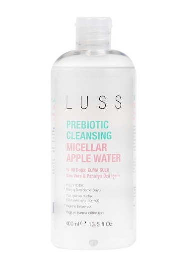 Luss Prebiotic Aloe Vera & Papatya Özlü Makyaj Temizleme Suyu 400 ML