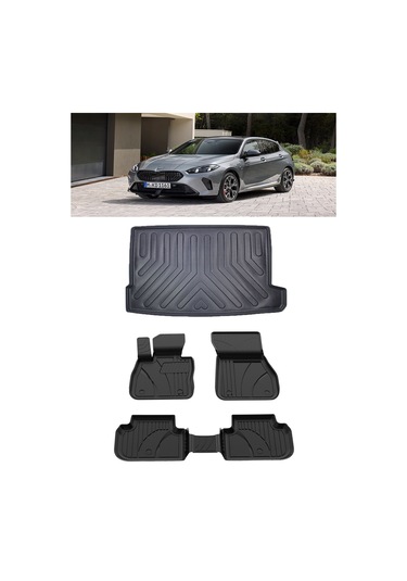 Sahler Premıum Bmw 1 Serisi F70 2024 Ve Sonrası 4.5d Sahler Paspas Ve Rizline 3d Bagaj Havuzu
