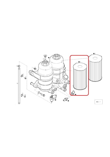 Iveco-s Way-filtre, Mazot S-way 2024 5803058944