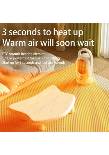 Jialan Jl Tinsol Taşınabilir 1200W Hızlı Isıtma Elektrikli Isıtıcı