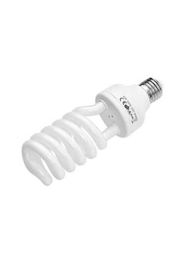 D10118-220v Andoer Spiral Floresan Ampul 45w 5500k Gün Işığı E27 Beyaz