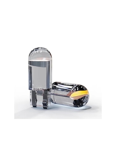 Bmw F20 Plaka Parklar Için Cam Led T10 Beyaz Ampul 2 Adet