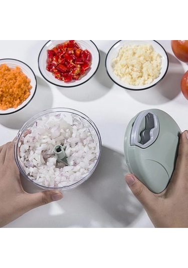 500/900 Ml Manuel Et Kıyma Sarımsak Kıyıcı Döndür Sarımsak Presi Çok Renkli