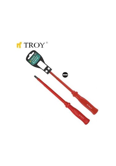 Troy 22121 Düz İzoleli Tornavida 40x 100 MM