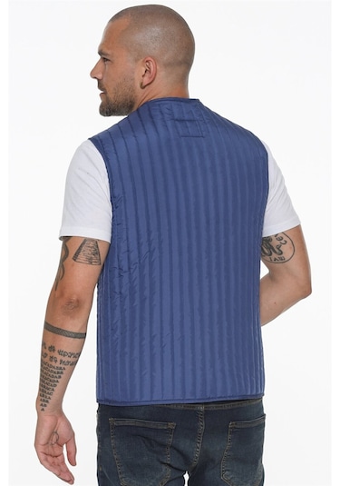 Y8611 Dewberry Erkek Yelek-Mavi