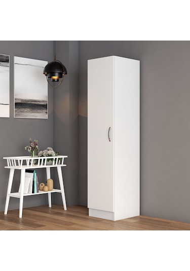 tanmob 1 Kapılı Gardrop Beyaz - Grd0301