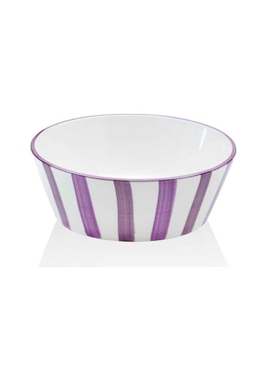 The Mia Joy Çorba Kasesi 6lı Set Mor 14 Cm Mor