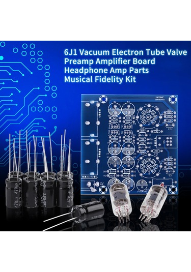 Wezone 6j1 Elektronik Röle Ön Amfi Dıy Seti - Dijital Lezzeti Filtreleyen Stereo胆机 Parçaları Statik Torba İçerisinde