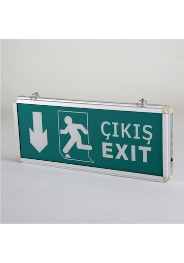 Cata Ct-9167 Acil Çıkış Exit Yönlendirme Armatür Levhası Led Yeşil