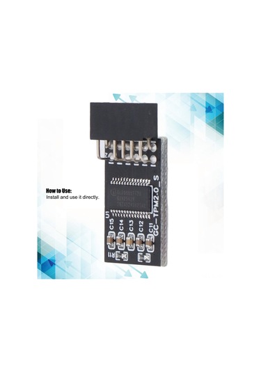 Lemestar "tpm 2.0 Güvenlik Modülü - 12 Pin Spı Şifreleme Kartı Gıgabyte Uyumlu "