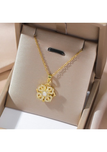 Bayan Kolye: Moda Estetiği Titanyum Çelik Kolye No.364 Çok REnkli