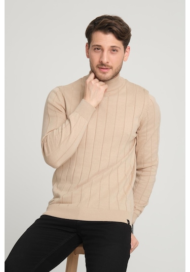 Alexandergardı Yarım Balıkçı Regular Fit Triko Kazak E23-6706 001