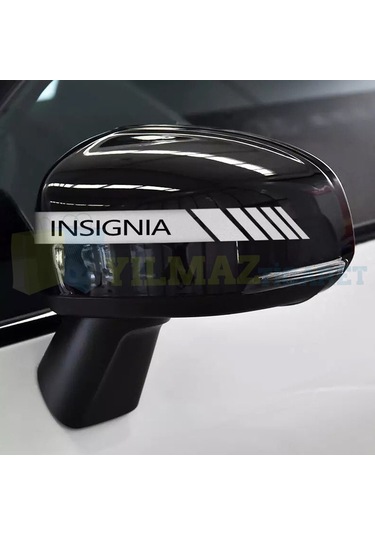 Opel Insignia Yan Ayna Şerit Sticker Etiket Yapıştırma 6 Adet 20 X 2 Cm