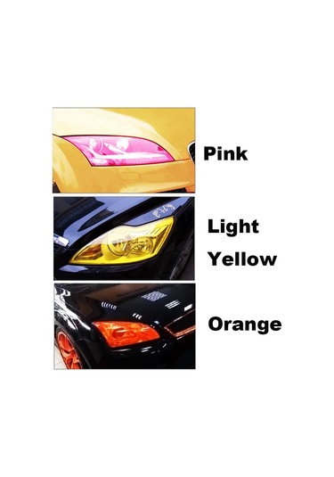 Açık Siyah- 40 Cm X 150 Cm-oto Araba Tonu Far Arka Lambası Sis Işık Vinil Duman Film Levhası Etiket Kapak Araba Şekille