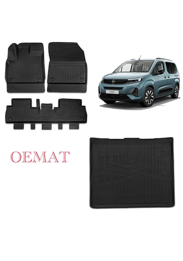 Opel Combo E Havuzlu Paspas Ve Bagaj Havuzu
