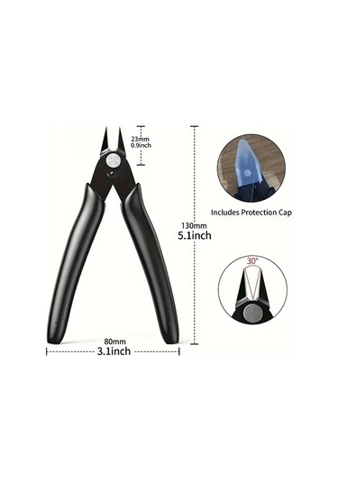 Besthome1 Ağır Metal Zincir Ve Perçin Kerpeteni - Hassas Takı Kesme, Delme, Çivi Çıkarma, Light Blue