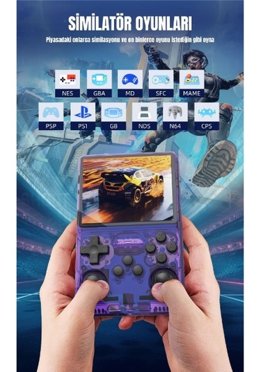 Retro Oyun El Konsolu R40s Pro