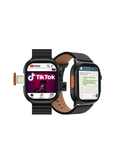 5g Destekli Android Akilli Saat Kamera Ozellikli, Video Izleme Çocuk Ve Yetişkin Saati Amoled